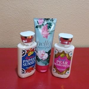 Bath & Body body lotions